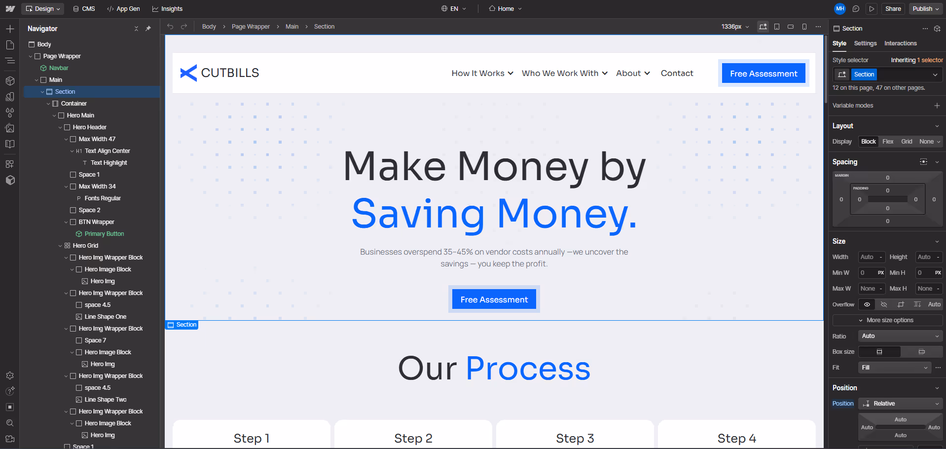 Cut bills project image