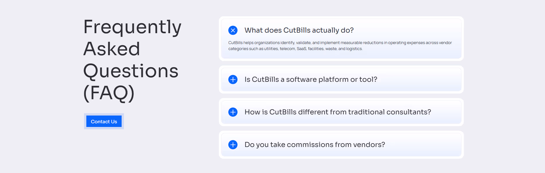 Cut bills project image