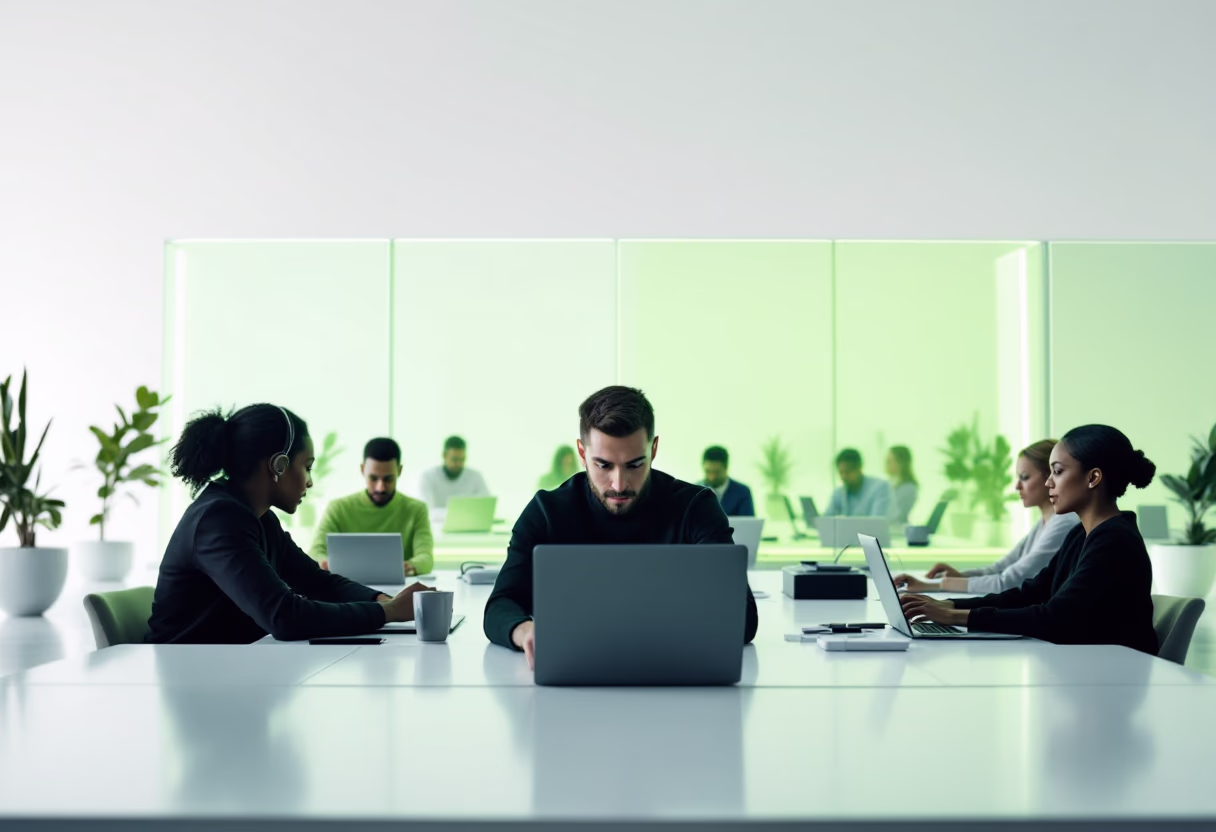 image of brainstorming session (for a productivity tools business)