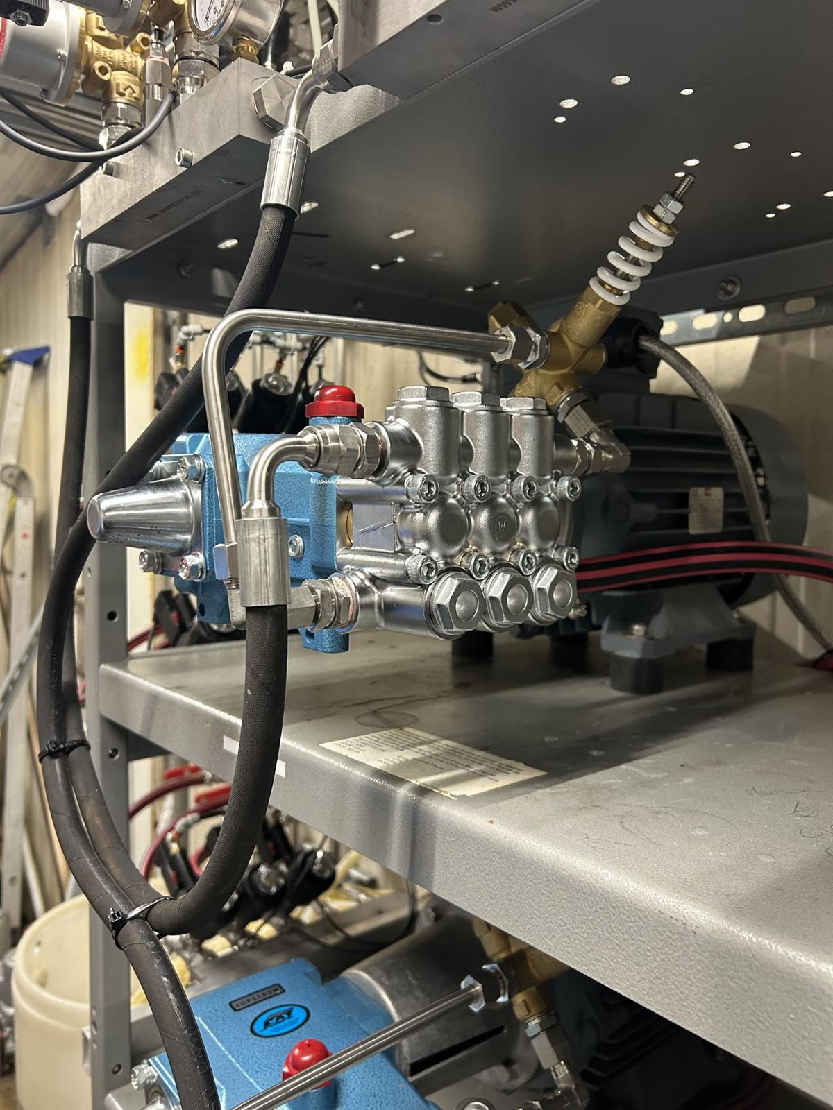 Pompe haute pression d'une station de lavage