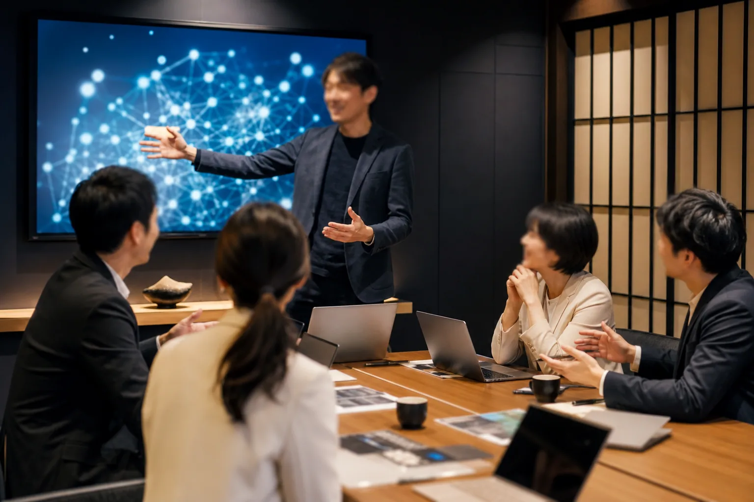 生成AI社内研修のイメージ