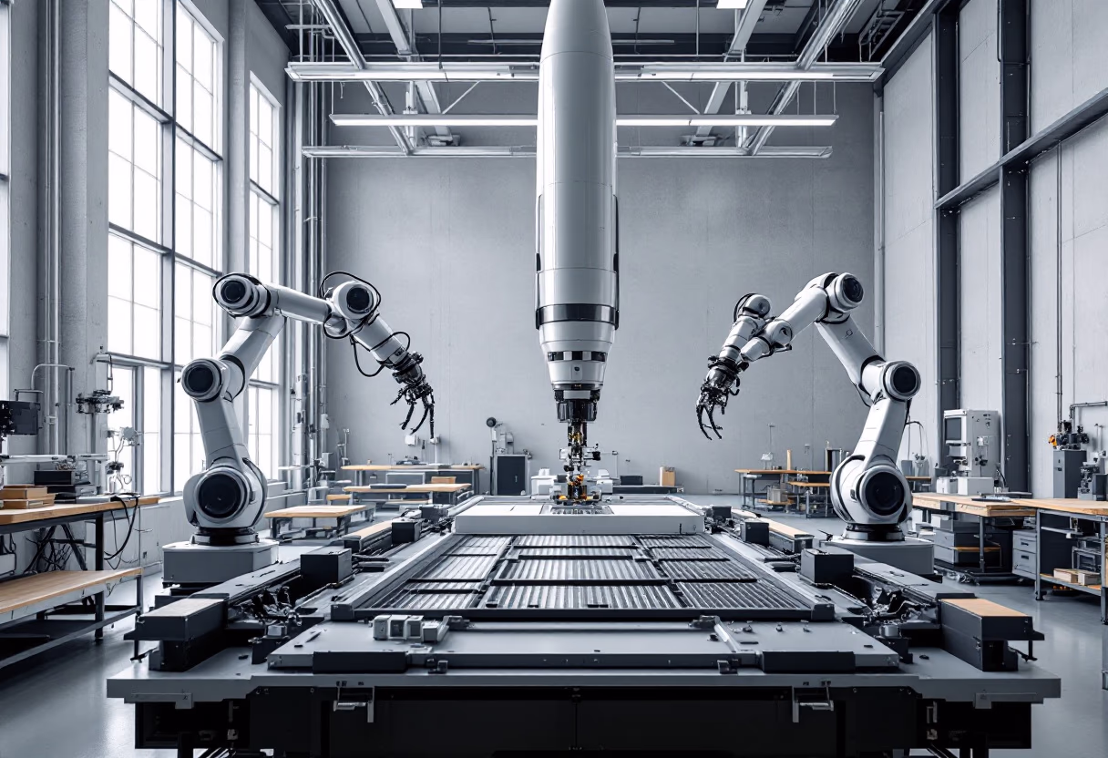 image of manufacturing process (for a space tech)