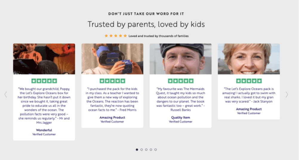 Let's Explore Testimonials from Parents