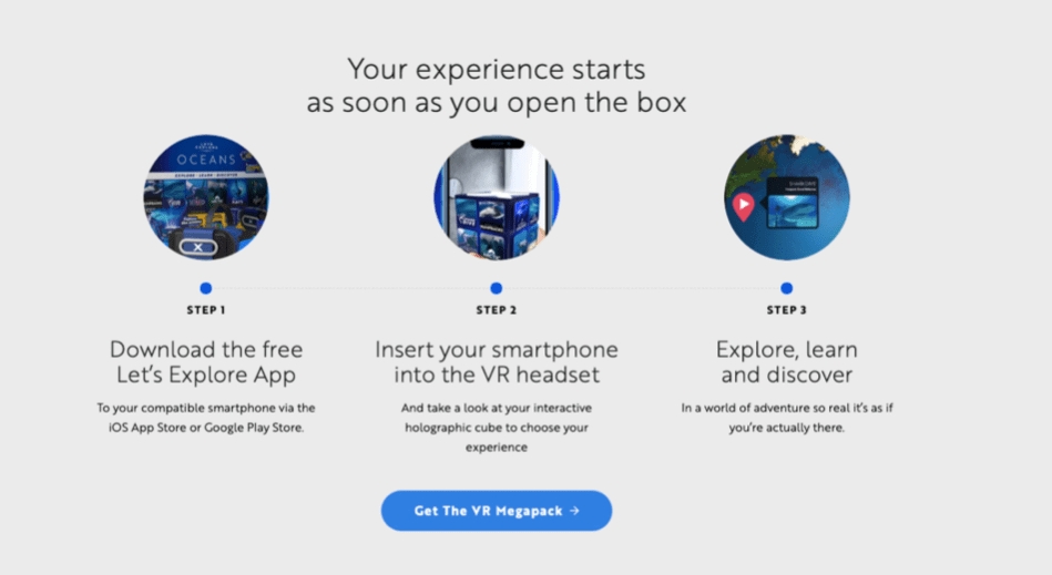 Let's Explore App is easy to use
