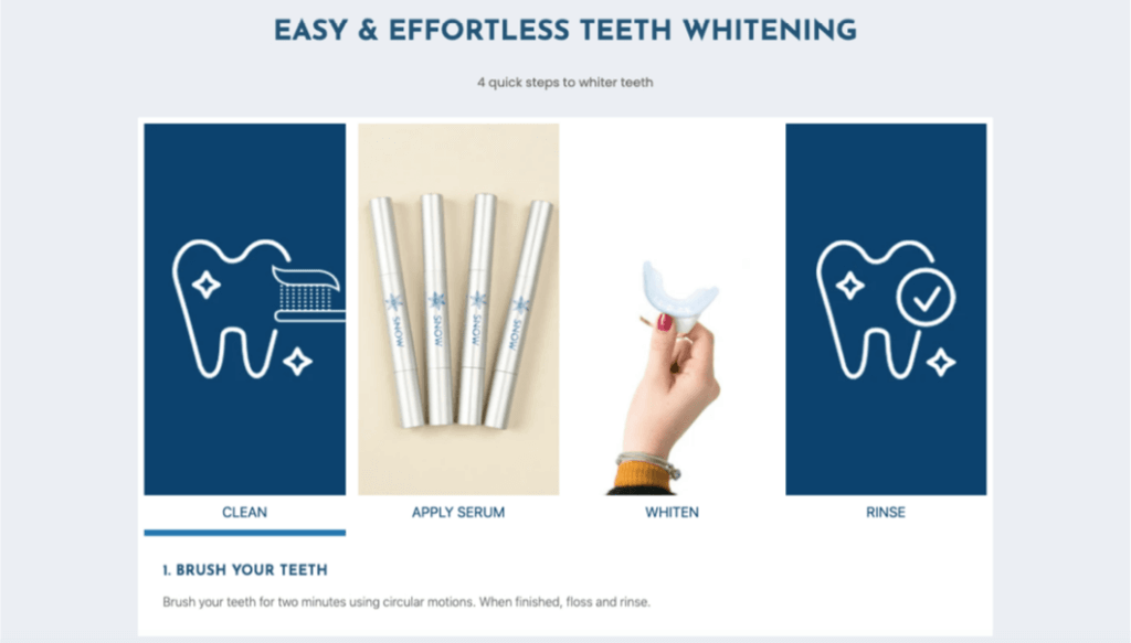 Easy and effortless teeth whitening