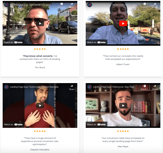 ConversionWise Video Testimonials