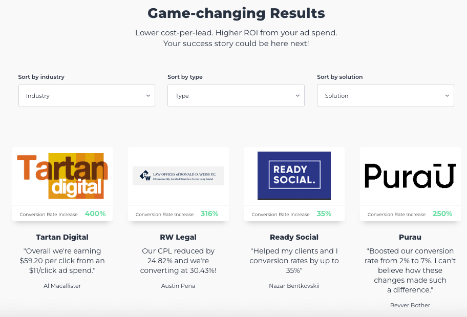 ConversionWise Case Studies