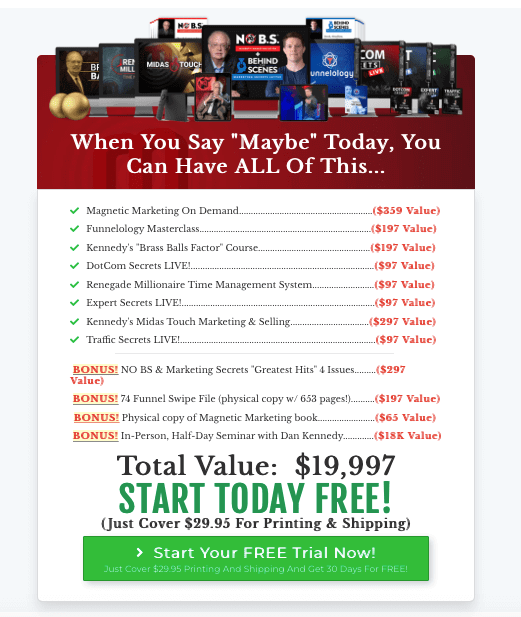 Bonuses creates urgency