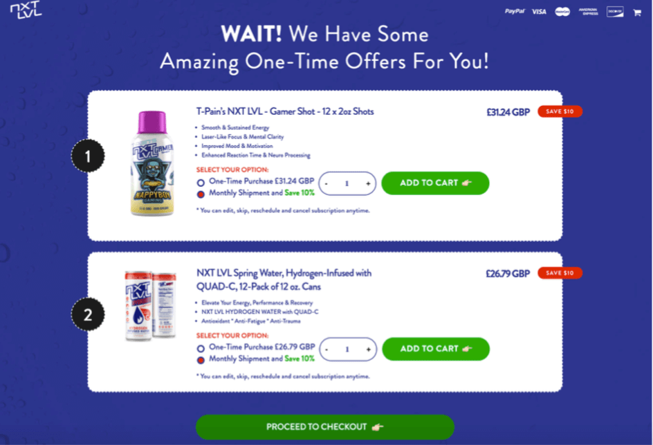 One Time Offer NxtLvl