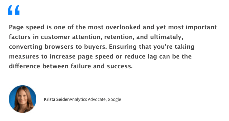 Krista Seiden pagespeed