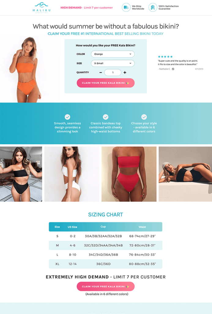 Dedicated Landing Page for Lead Gen