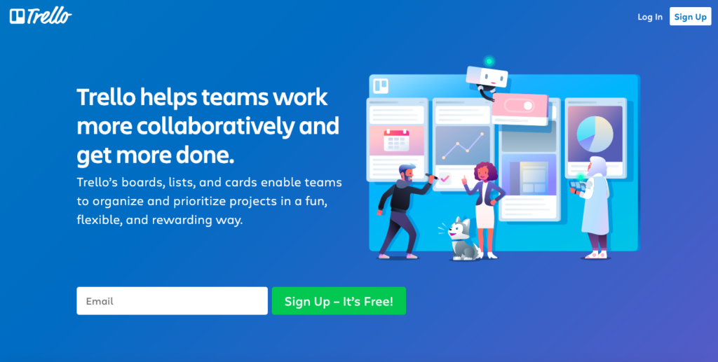 Trello Homepage
