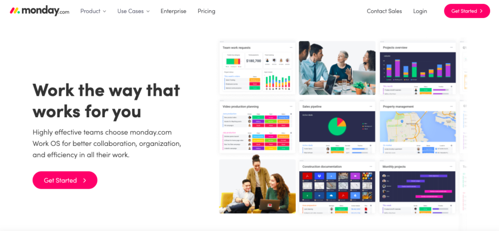 Monday.com Homepage