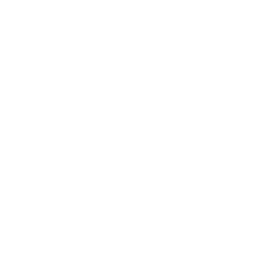 White check mark icon on a black background.