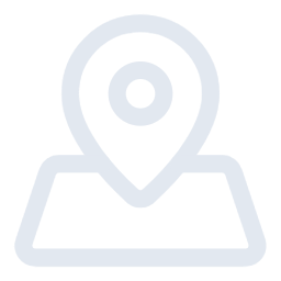 Map location pin icon above a stylized map.