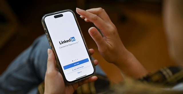 LinkedIn on Phone