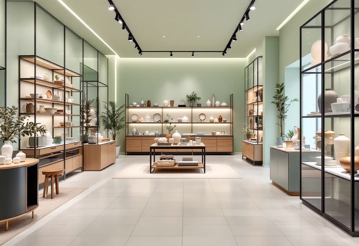 [background image] image of the store location (for a home goods store)