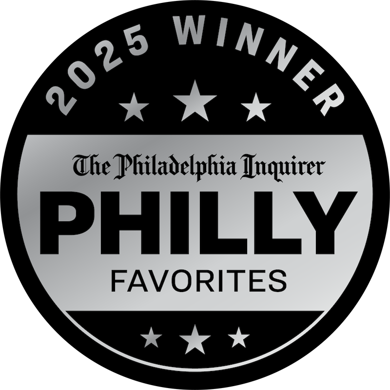 2025 Philly Favorites Silver Winner badge for Best Weight Loss, awarded to PhillyMedClub by The Philadelphia Inquirer