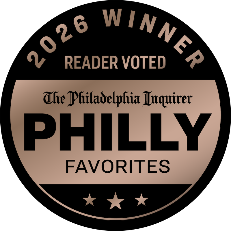 2026 Philly Favorites Bronze Winner badge for Best Facials and Best Weight Loss, awarded to PhillyMedClub by The Philadelphia Inquirer