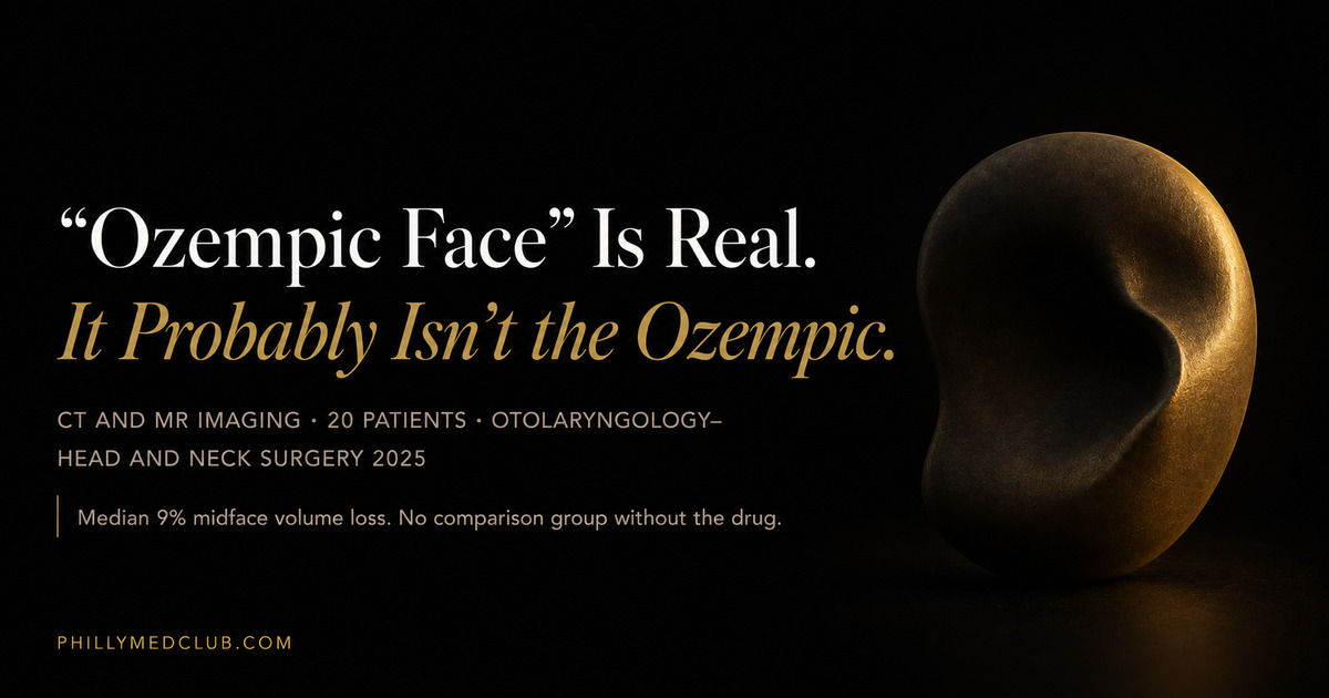 “Ozempic Face” Is Real. The Question Is Whether It’s the Ozempic.