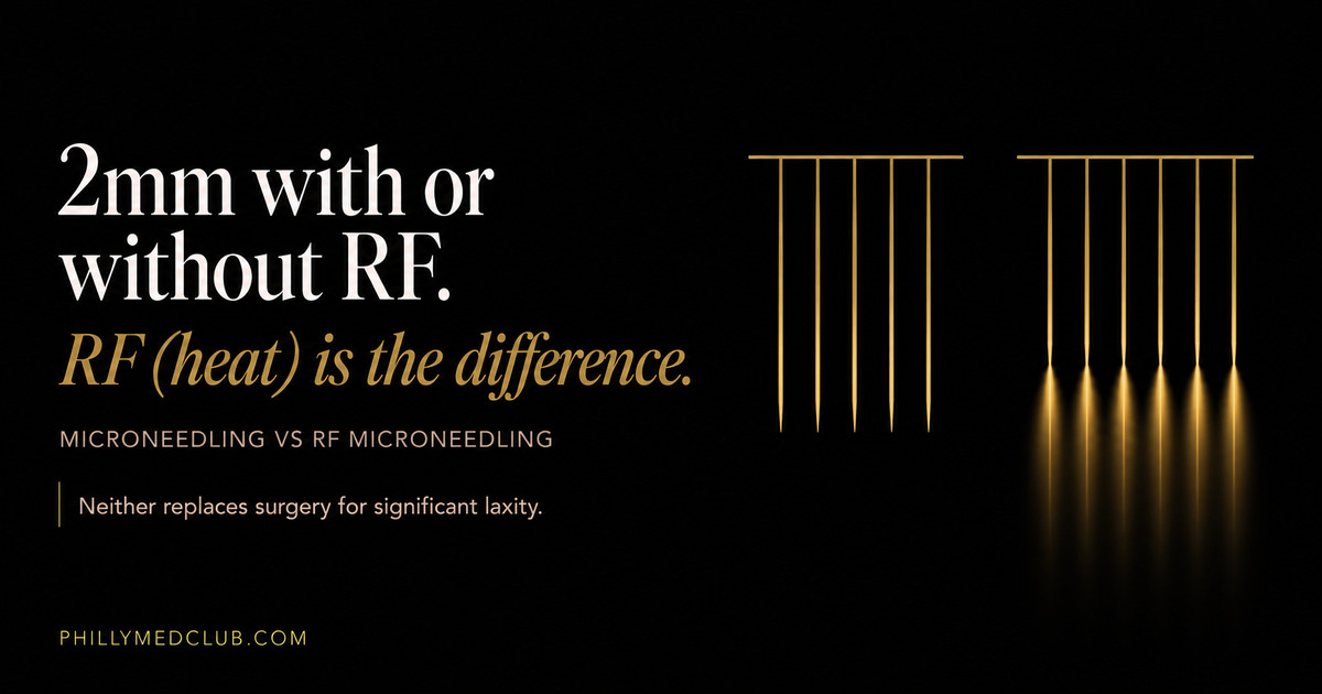 Morpheus8 vs. Microneedling: The Difference Isn’t Depth, It’s Heat