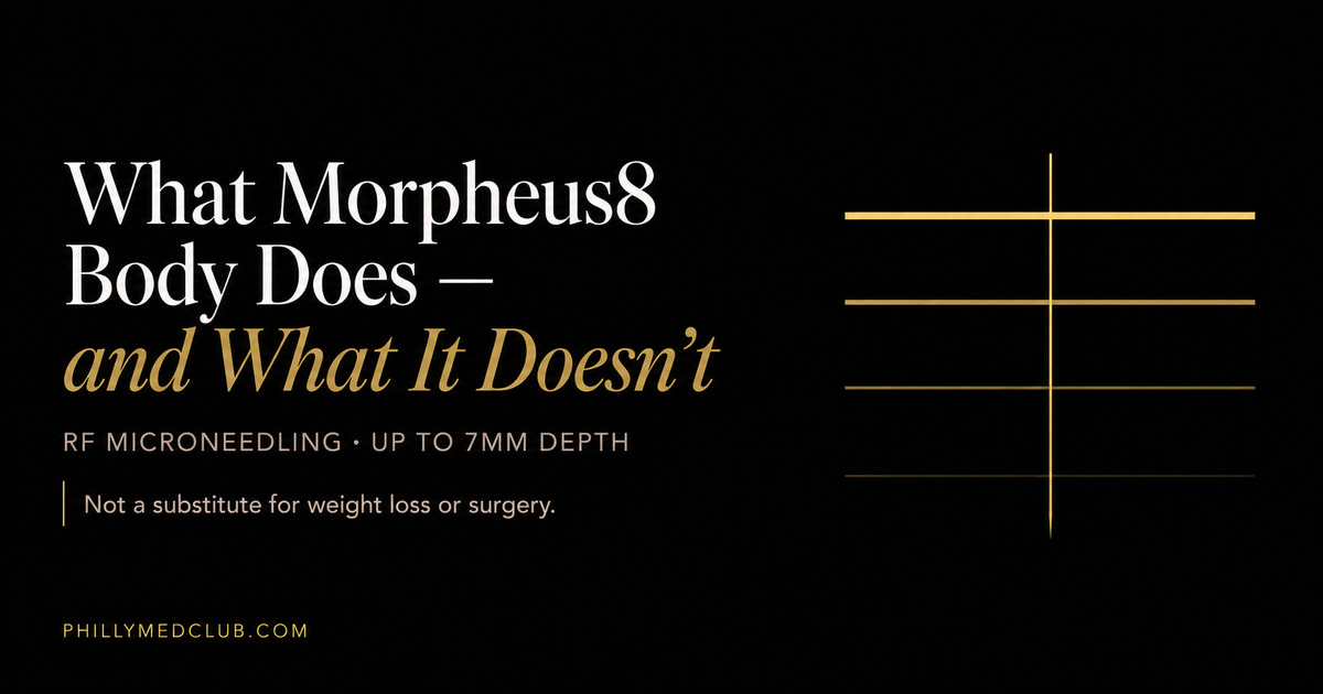 What Morpheus8 Body Does — and What It Doesn’t