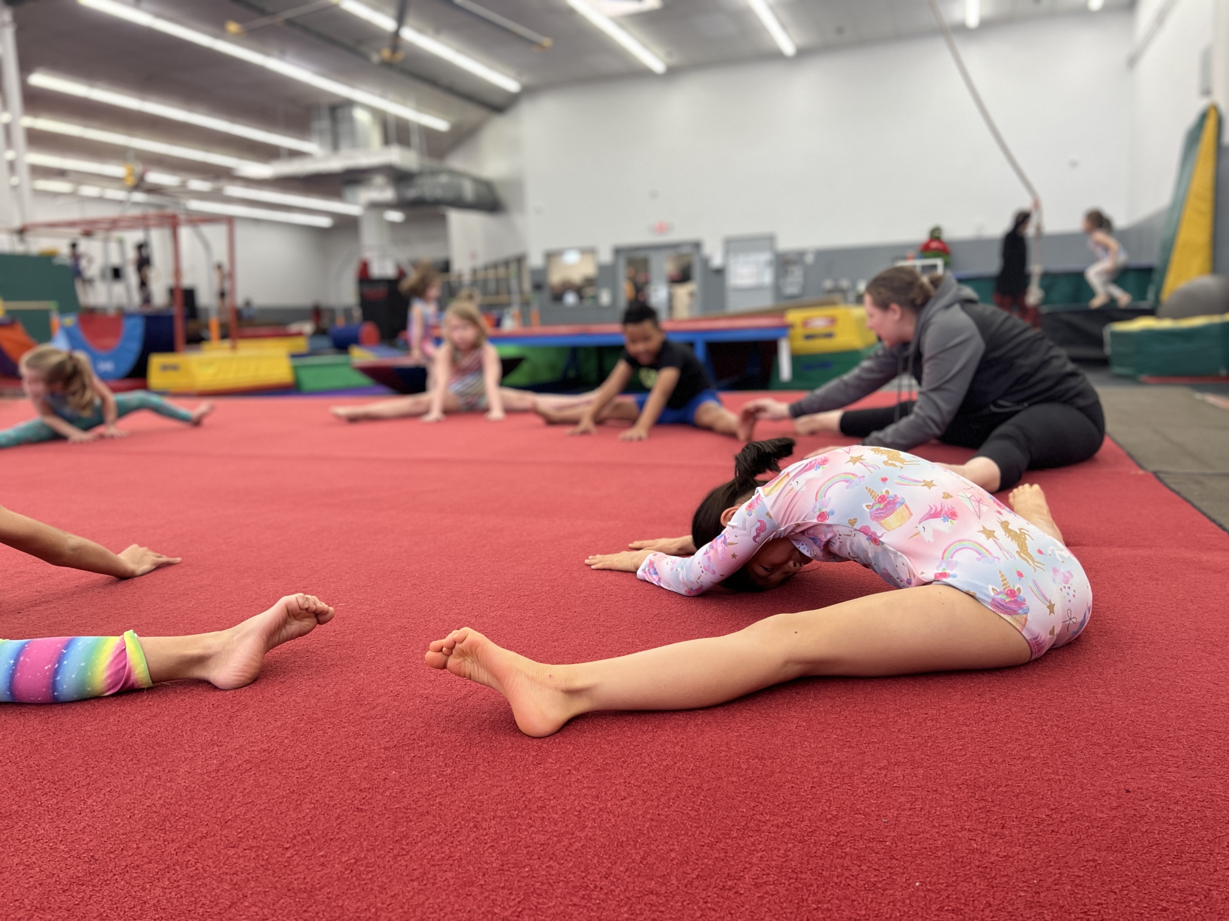 Gymnast at Dynamite Gymnastics Center
