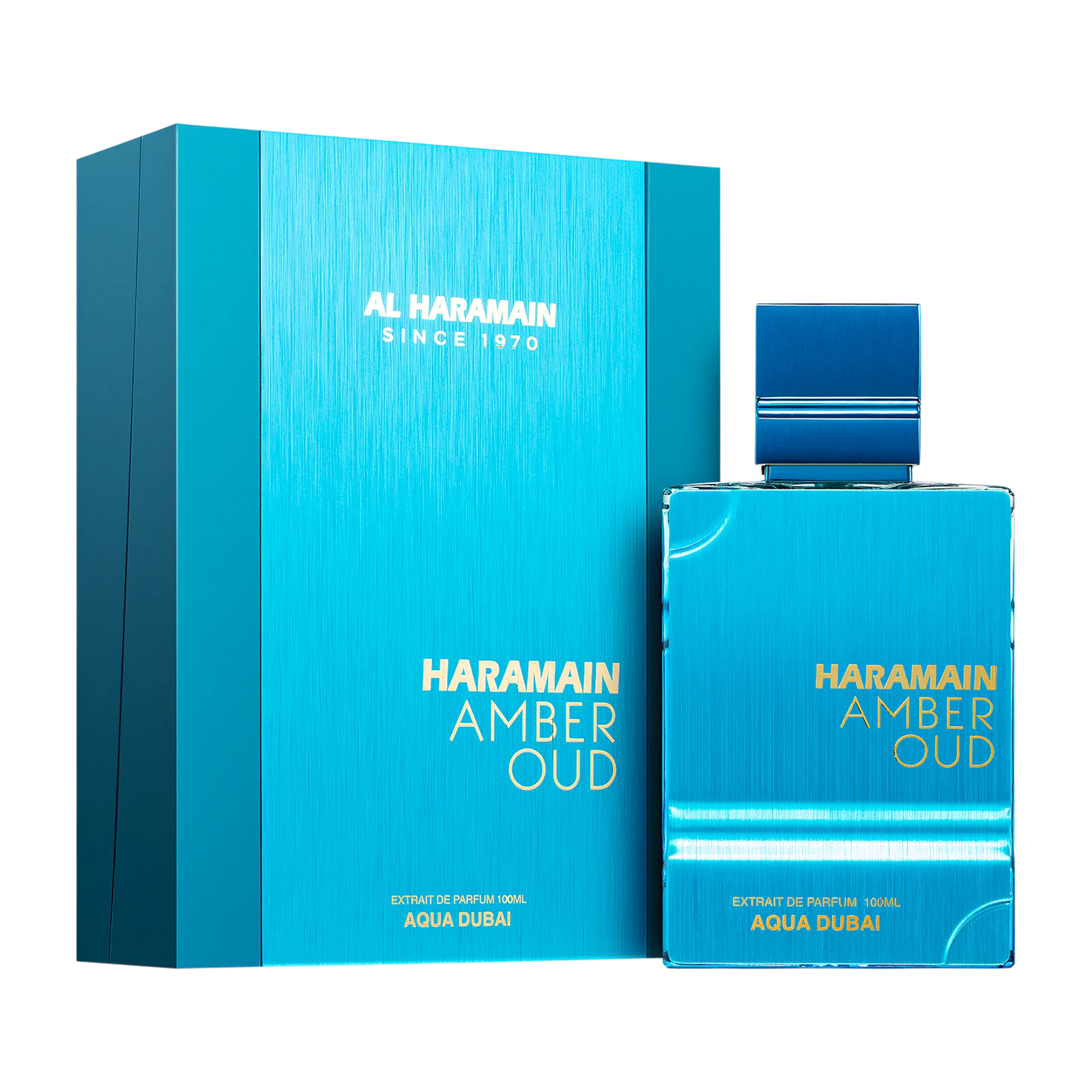 Al Haramain Amber Oud Aqua Dubai — dekant parfema