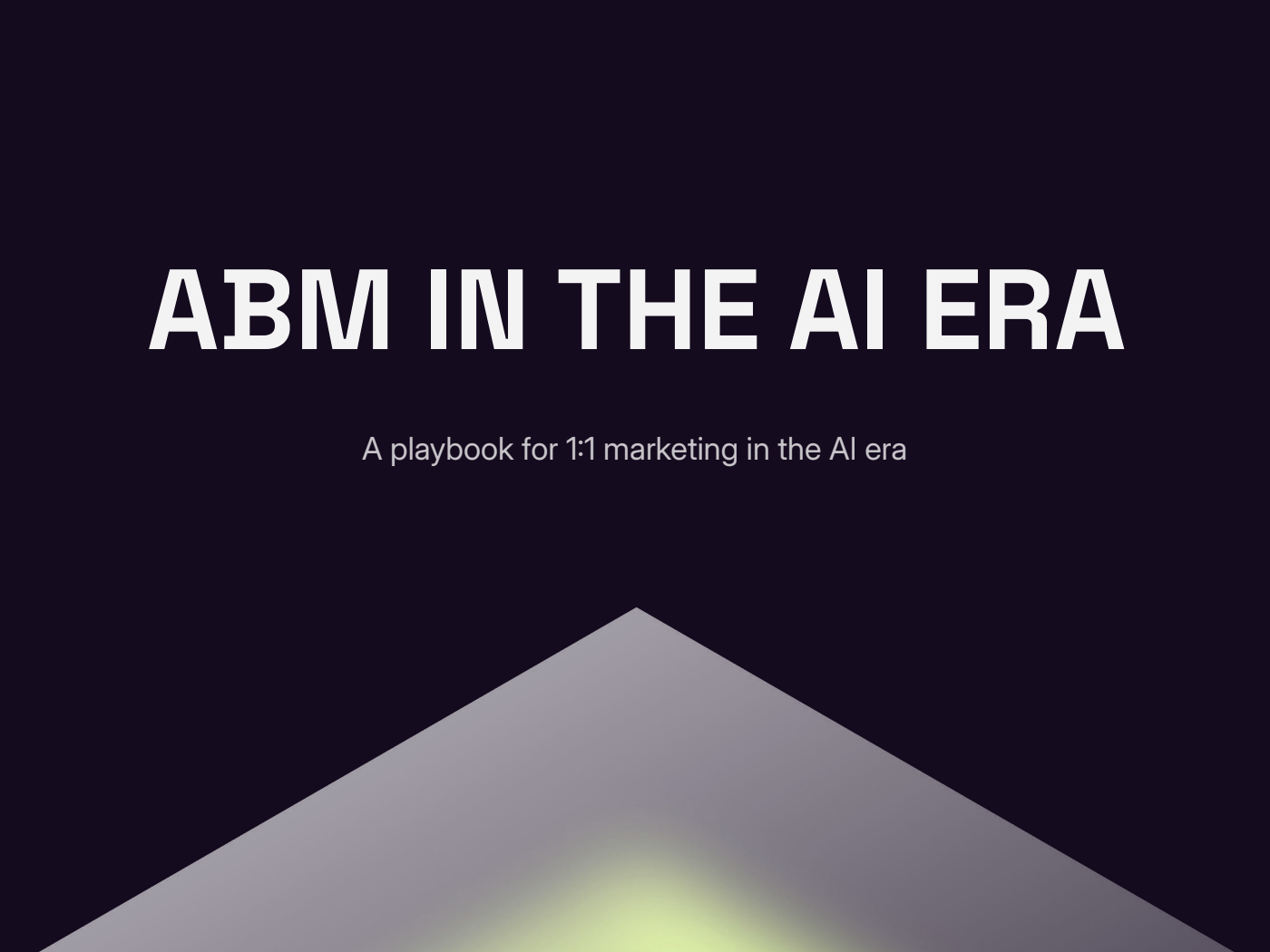 Cover of ABM in the AI Era, published by Tofu