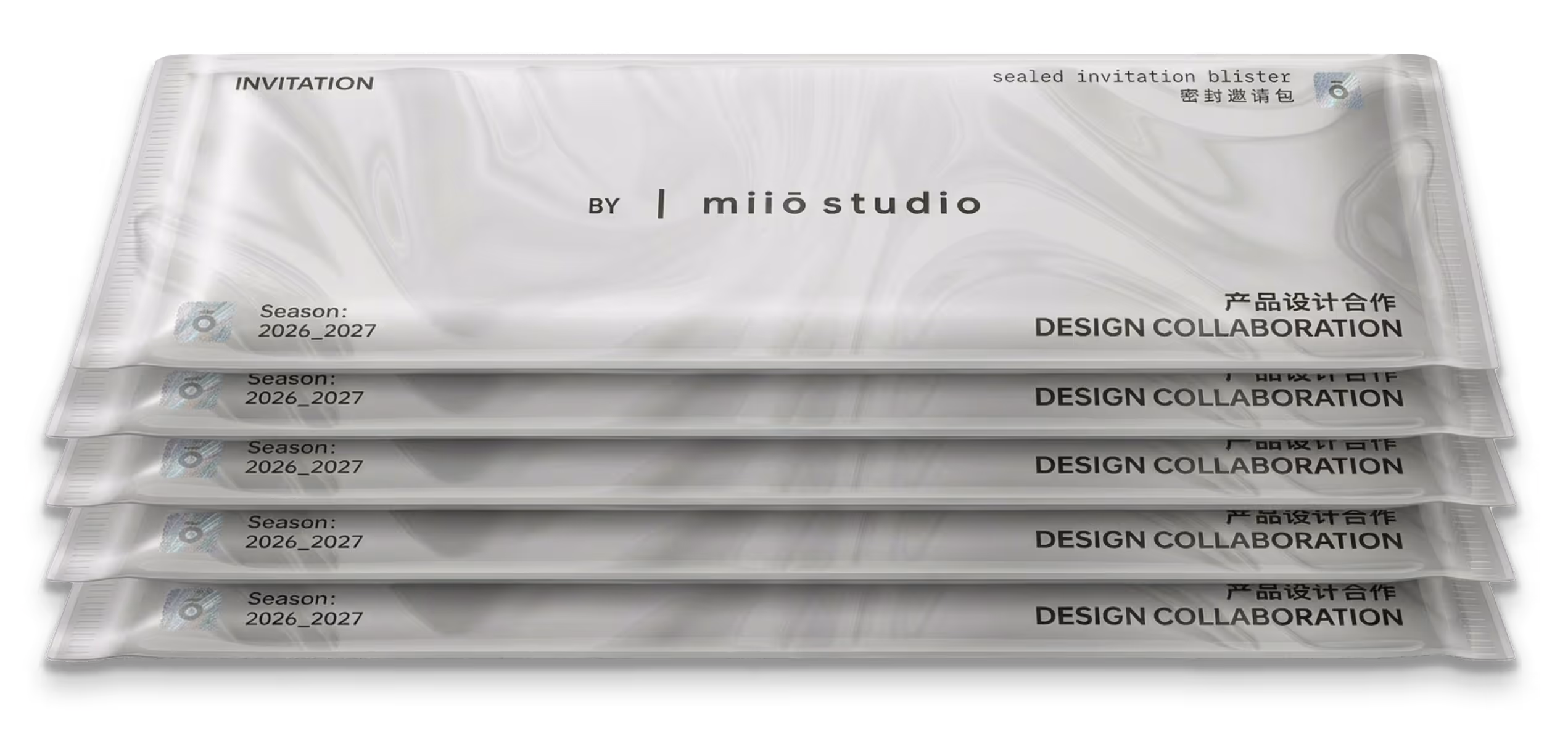 Limited collaboration invitations — Miio Studio industrial design