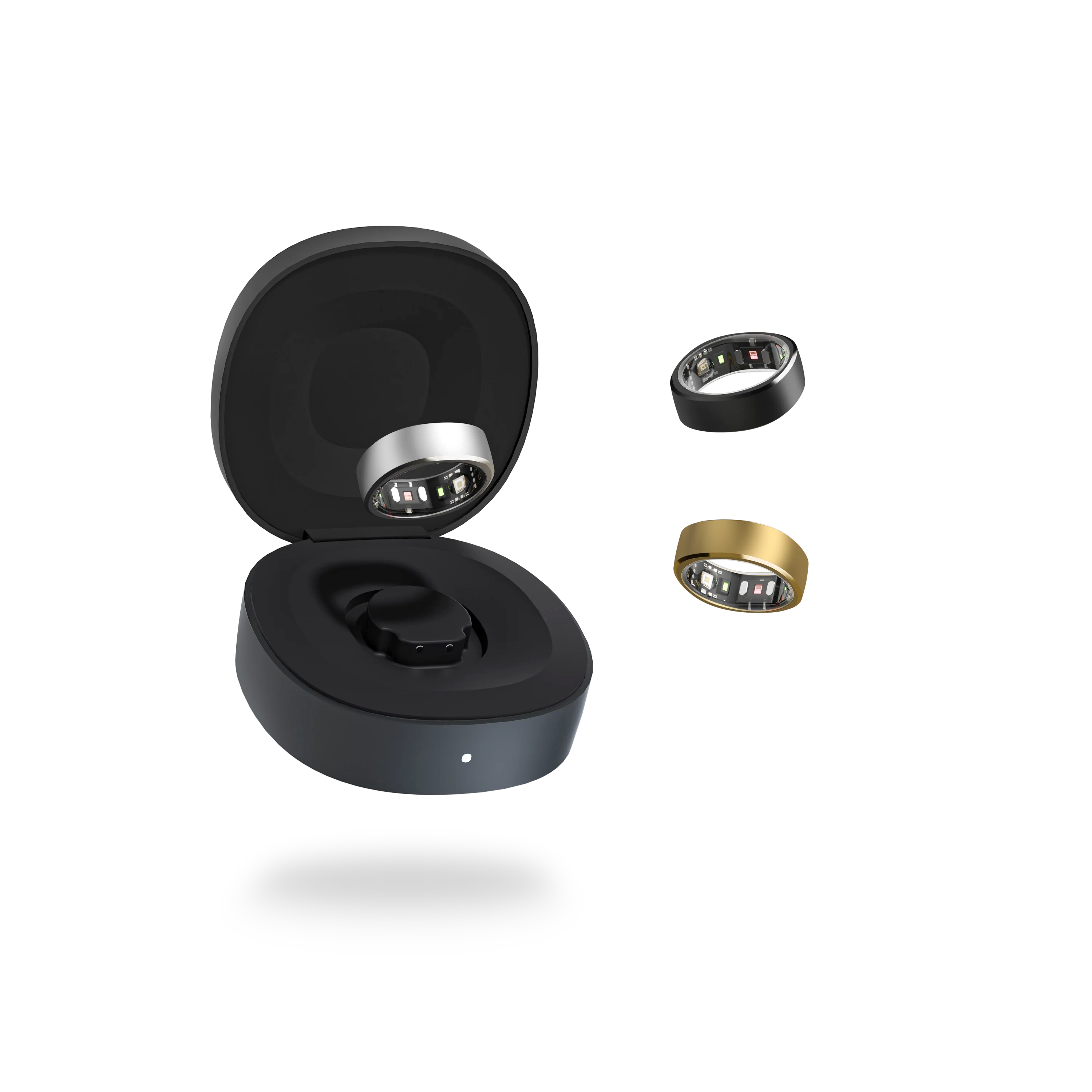 RingConn smart ring product shot, designed by Miio Studio