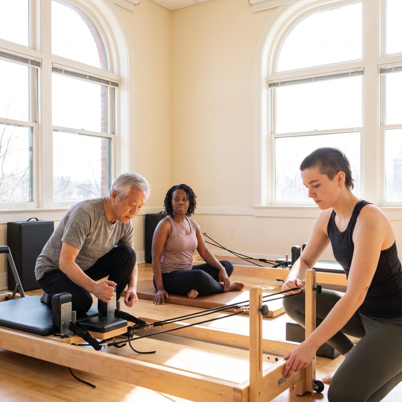 Pilates studio software page