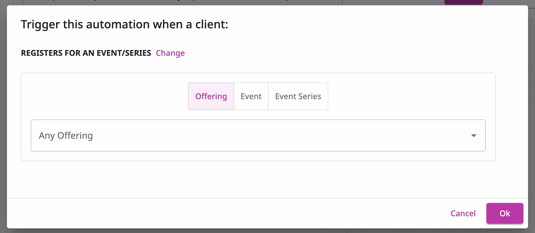 Email automations on Offeringtree