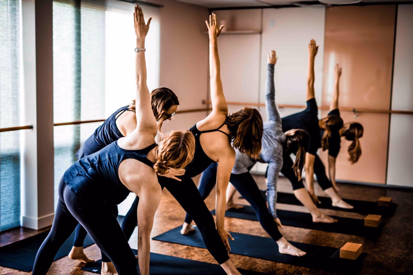 Sara's yoga class