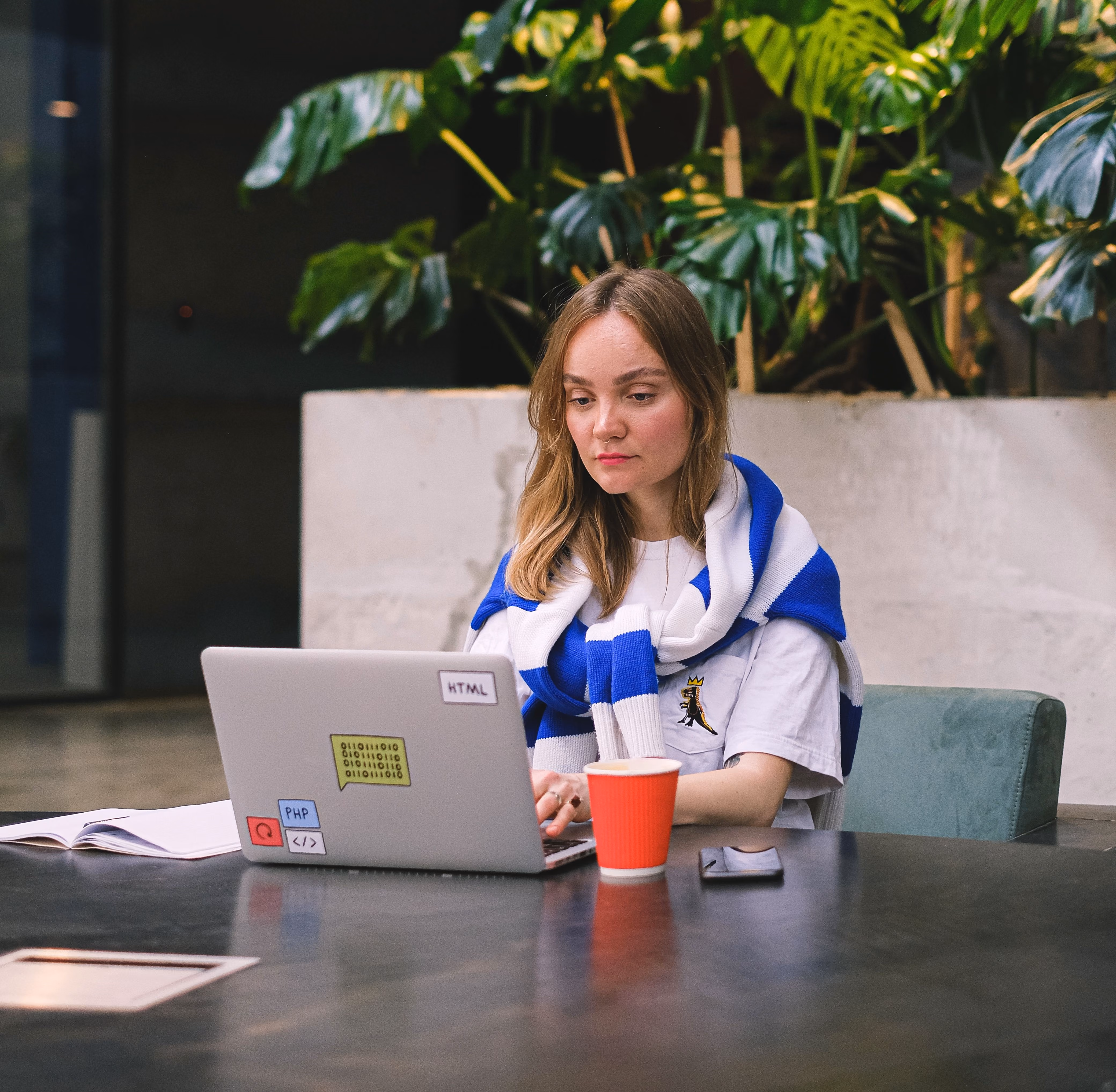 Studio marketing specialist working on campaign