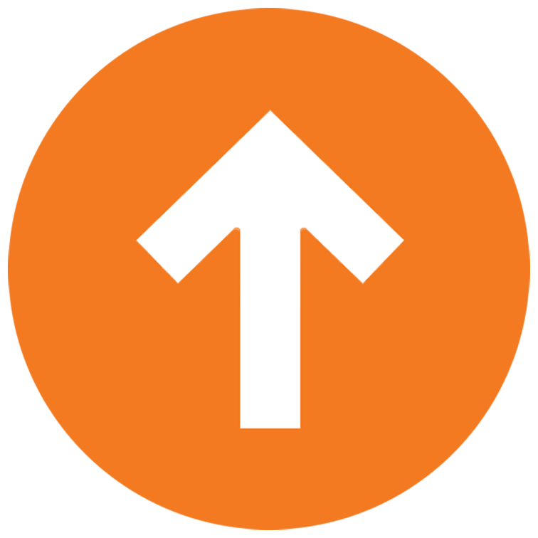 Arrow auto directs to top of the page.