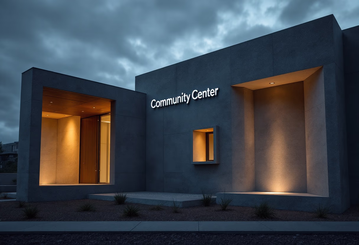 image of a community center project for an architect firm