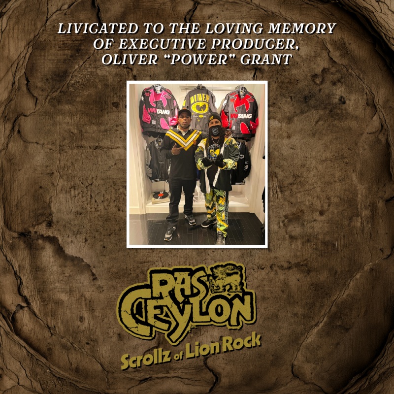 Ras Ceylon Scrollz of Lion Rock  - Vinyl (Black)