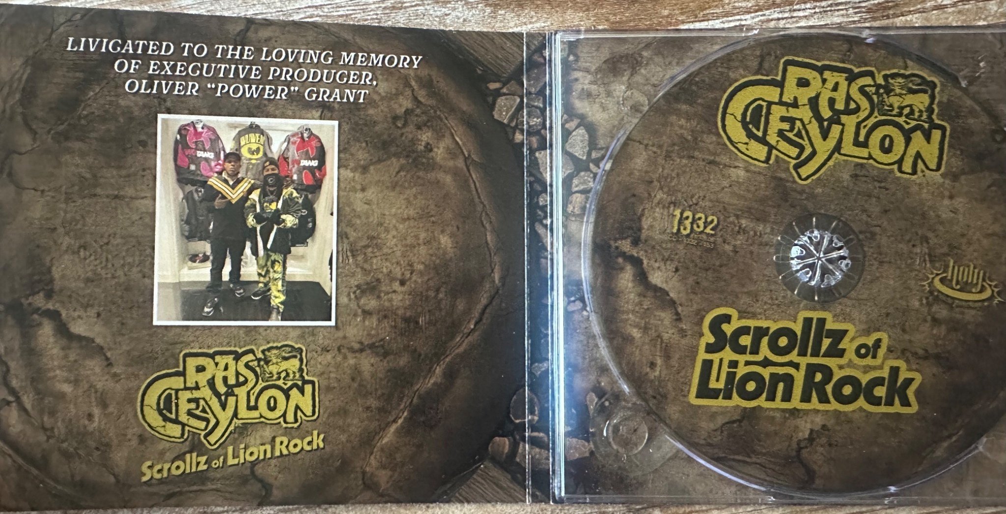 Ras Ceylon Scrollz of Lion Rock - CD