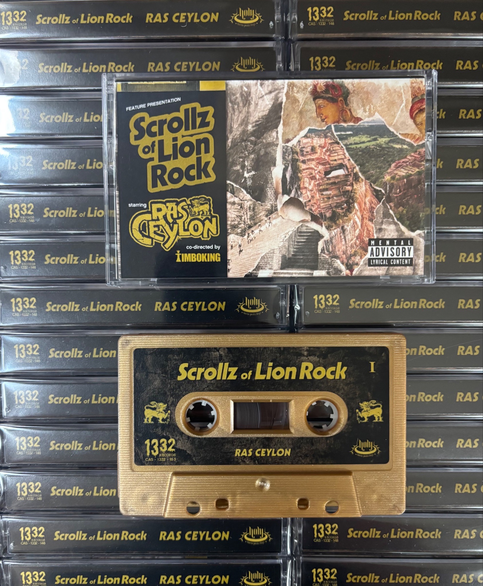 Ras Ceylon Scrollz of Lion Rock - Cassette
