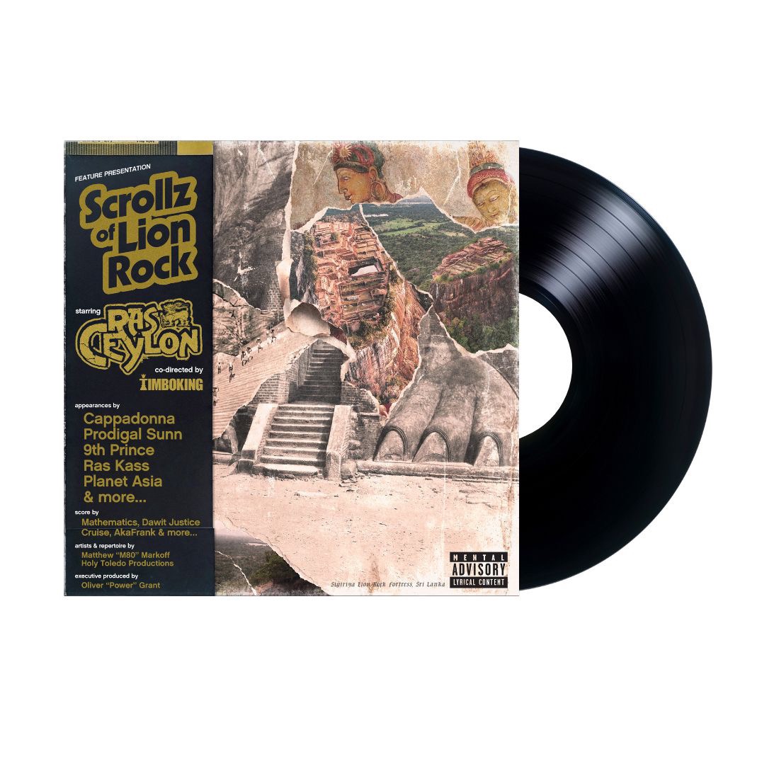 Ras Ceylon Scrollz of Lion Rock  - Vinyl (Black)