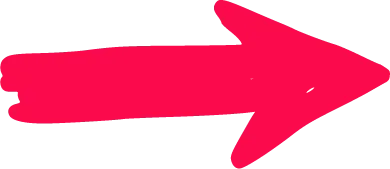 Simple bright red arrow pointing to the right on a transparent background.