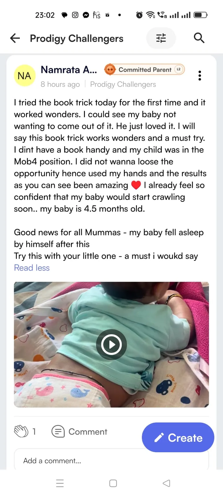 Testimonial from Namrata A