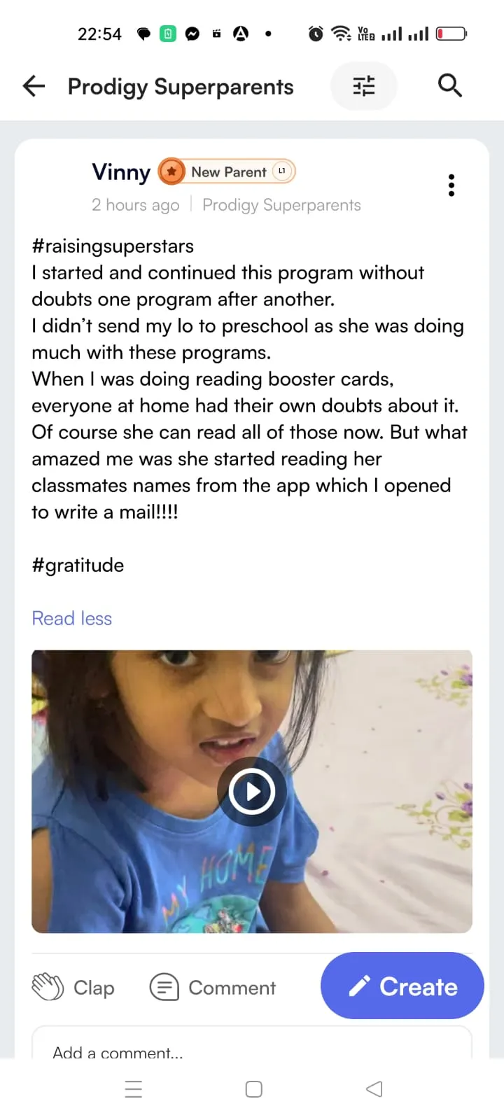 Testimonial from Vinny