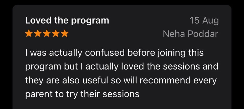 Testimonial from Neha Poddar