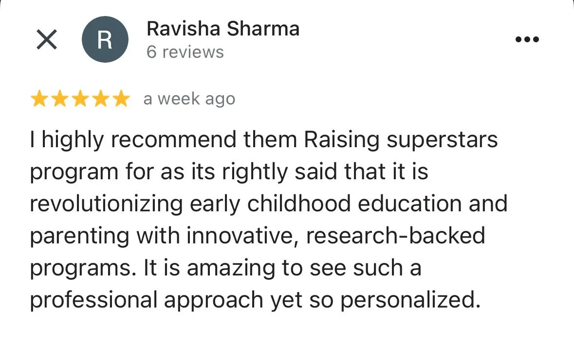 Testimonial from Ravisha Sharma