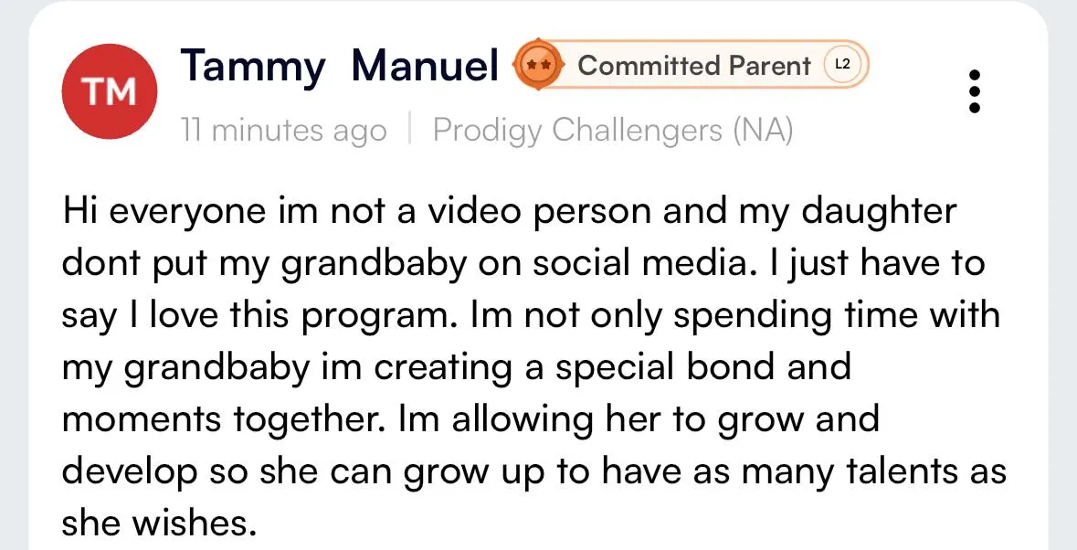 Testimonial from Tammy Manuel