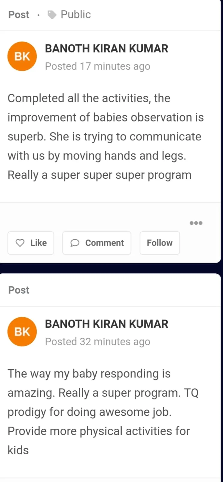 Testimonial from Banoth Kiran Kumar