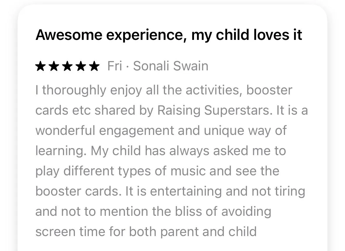 Testimonial from Sonali Swain