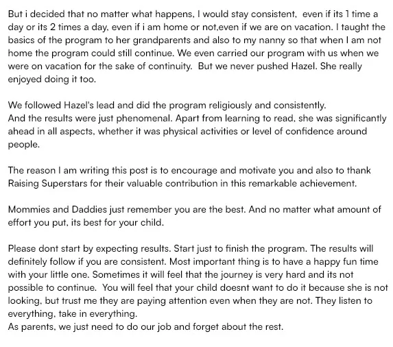 Testimonial from a Prodigy Parent